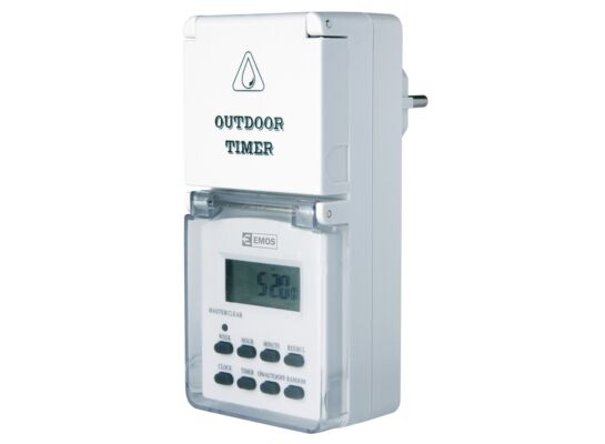 Programator czasowy cyfrowy IP44 zewnętrzny