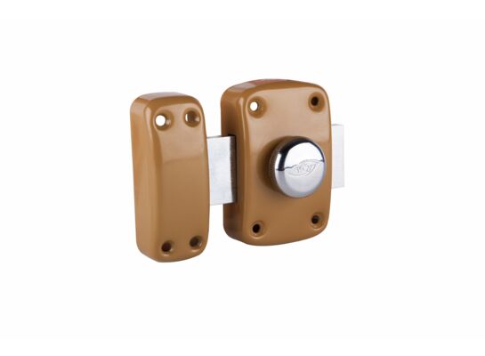 Zamek garażowy duży TVGD-09 stare złoto