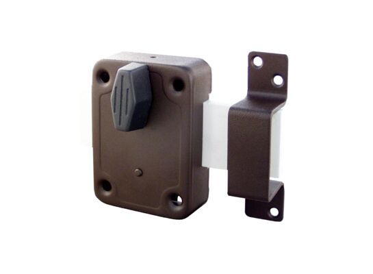 Zamek wierzchni Atlas brązowy