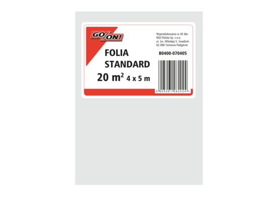 Folia malarska standard 4 x 5 m GO/ON!