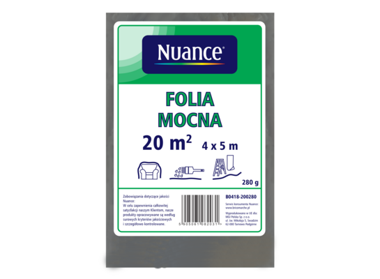 Folia budowlana mocna 4 x 5 m Nuance