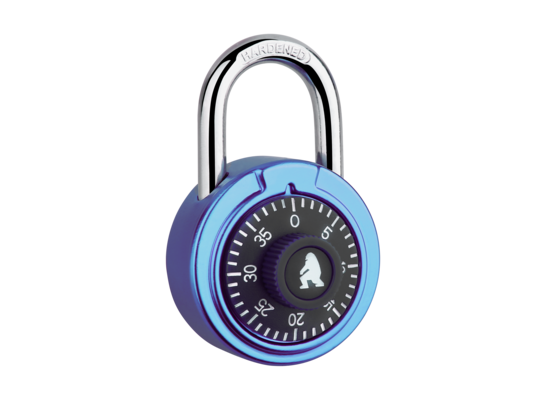 Kłódka okrągła szyfrowa lakierowana KOSY