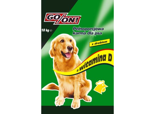Karma sucha dla psa z drobiem 10 GO/ON!