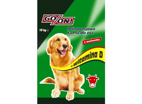 Karma sucha dla psa z wołowiną 10 GO/ON!