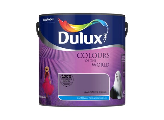 Farba lateksowa Kolory Świata lawendowa dolina 2,5 l Dulux