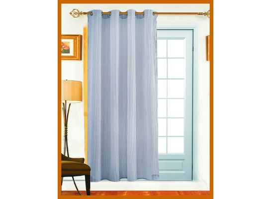 Zasłona PLATI szara 140 x 250 cm Lasher