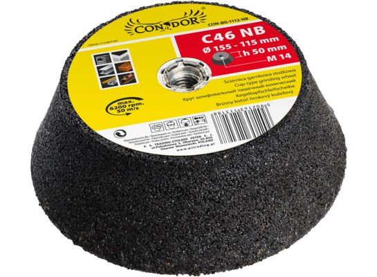 Ściernica garnkowa, stożkowa typ 1112, twardość NB Condor