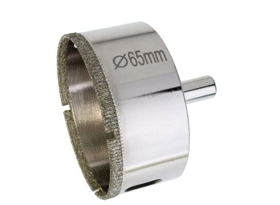 Otwornica z nasypem diamentowym 65 mm Drel
