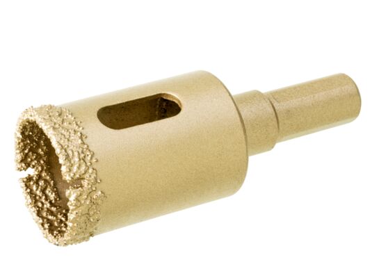 Otwornica z wlutowanym nasypem diamentowym 25 mm Drel