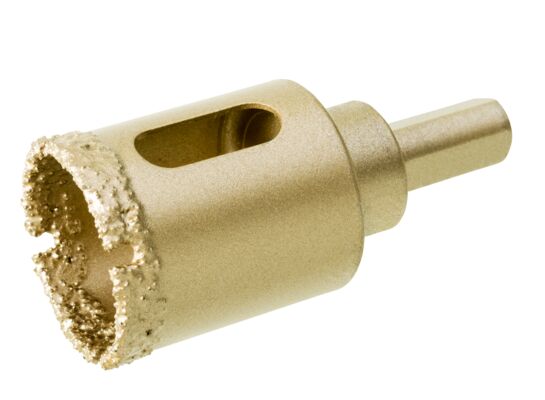 Otwornica z wlutowanym nasypem diamentowym 30 mm Drel