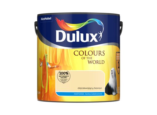 Farba lateksowa Kolory Świata dojrzewajacy banan 2,5 l Dulux