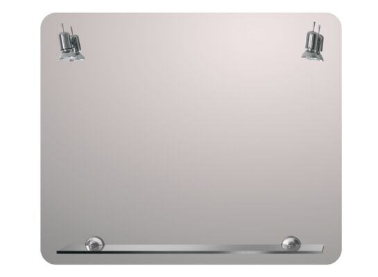 Lustro tradycyjne Grasso 4 63 x 53 cm RUKE