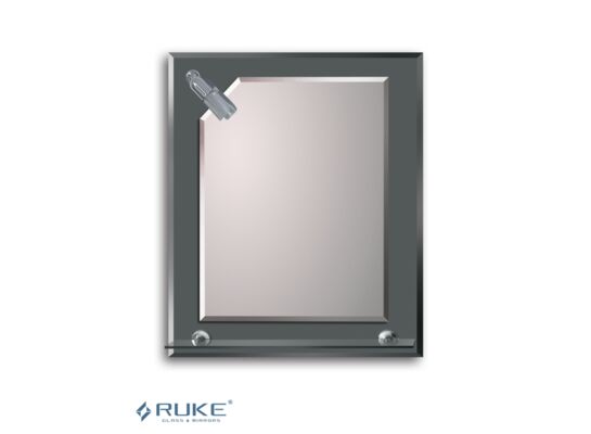 Lustro tradycyjne Litius 2 53 x 63 cm RUKE