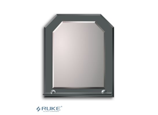Lustro tradycyjne Rubin 53 x 63 cm RUKE