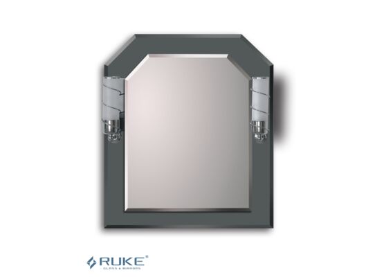 Lustro tradycyjne Rubin 2 53 x 63 cm RUKE