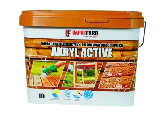 Impregnat akrylowy mahoń 10 l IMPREFARB