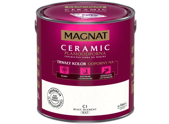 Farba ceramiczna biały diament C1 2,5 l Magnat
