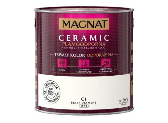 Farba ceramiczna biały diament C1 2,5 l Magnat