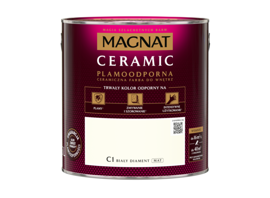 Farba ceramiczna biały diament C1 2,5 l Magnat
