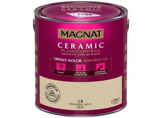 Farba ceramiczna spokojny agat C8 2,5 l Magnat