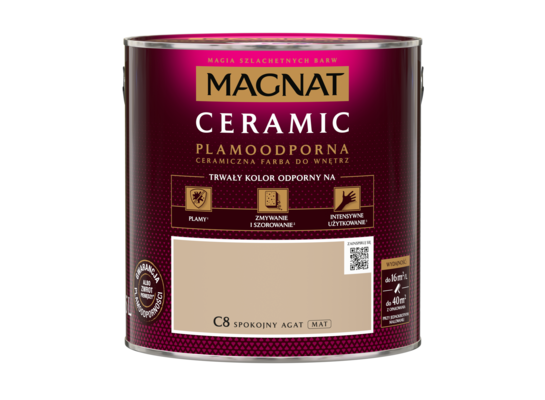 Farba ceramiczna spokojny agat C8 2,5 l Magnat
