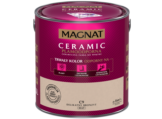 Farba ceramiczna delikatny bronzyt C9 2,5 l Magnat
