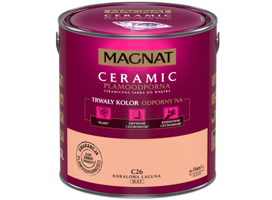 Farba ceramiczna koralowa laguna C26 2,5 l Magnat