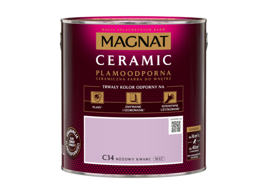 Farba ceramiczna różowy kwarc C34 2,5 l Magnat