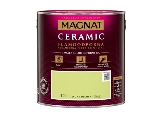 Farba ceramiczna zielony diament C41 2,5 l Magnat