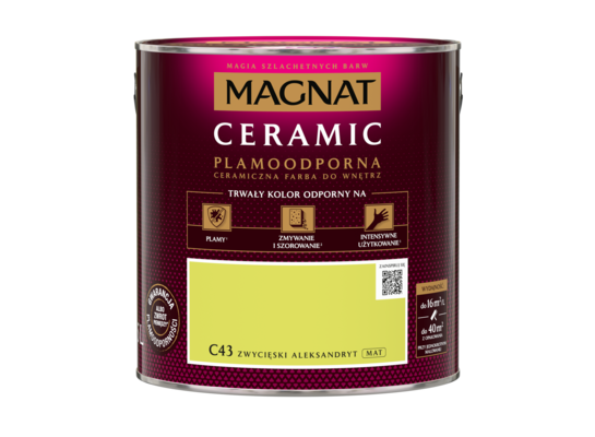 Farba ceramiczna zwycięski aleksandryt C43 2,5 l Magnat