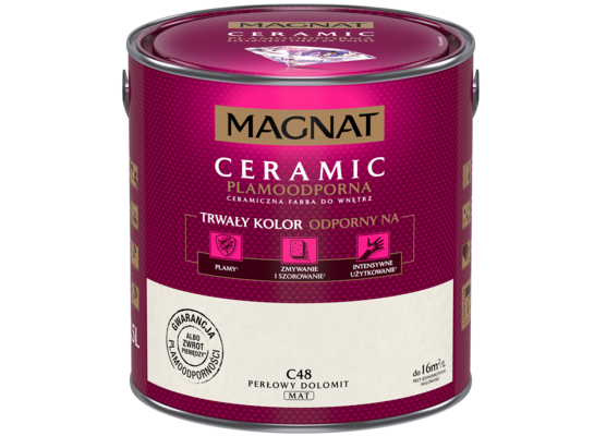 Farba ceramiczna perłowy dolomit C48 2,5 l Magnat