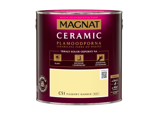 Farba ceramiczna piaskowy marmur C51 2,5 l Magnat