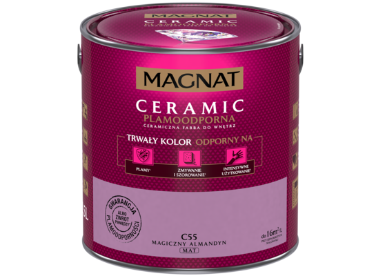 Farba ceramiczna MAGNAT Ceramic magiczny almadyn C55 2,5 l