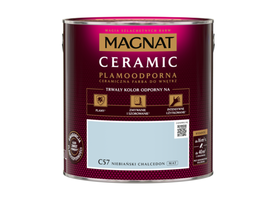 Farba ceramiczna niebiański chalcedon C57 2,5 l Magnat