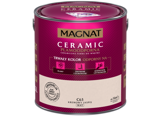 Farba ceramiczna kremowy jaspis C63 2,5 l Magnat