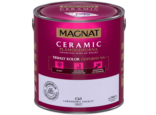 Farba ceramiczna lawendowy angelit C65 2,5 l Magnat