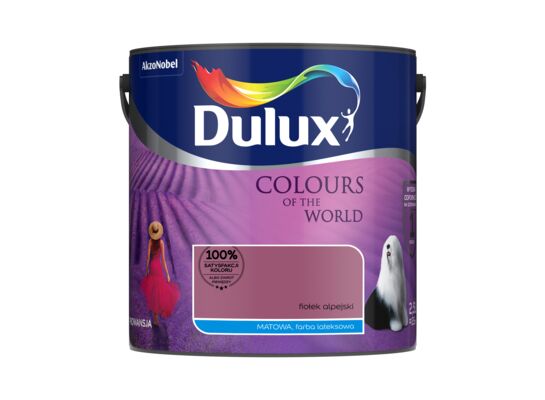 Farba lateksowa Kolory Świata fiolek alpejski 2,5 l Dulux