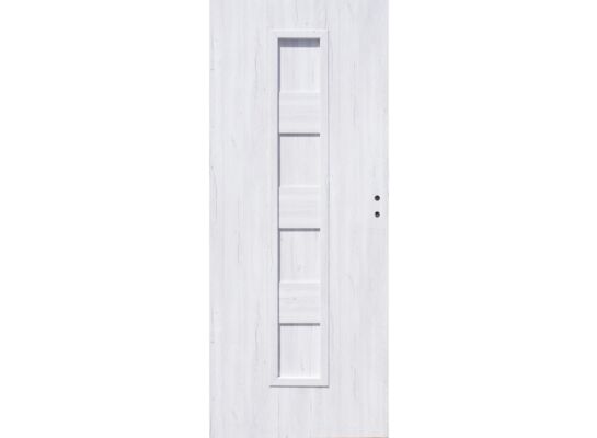 Skrzydło drzwiowe ALICJA/ALBATROS silver pełne 80 L