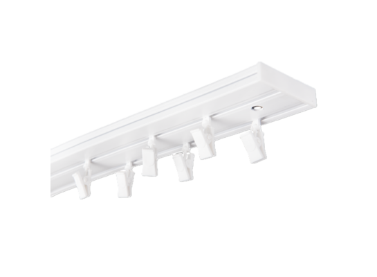 Szyna sufitowa KM 200 cm 2 torowa z żabkami