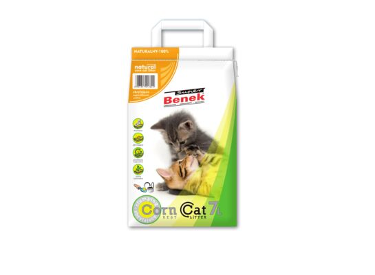 Żwirek dla kota Super Benek Corn Cat 7 l