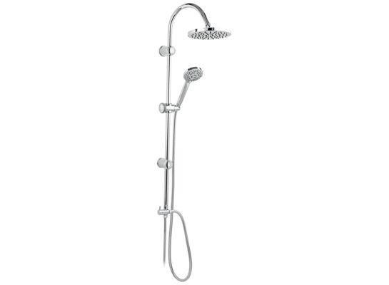 Zestaw natryskowy ZEFIR z okrągłą deszczownią chrom