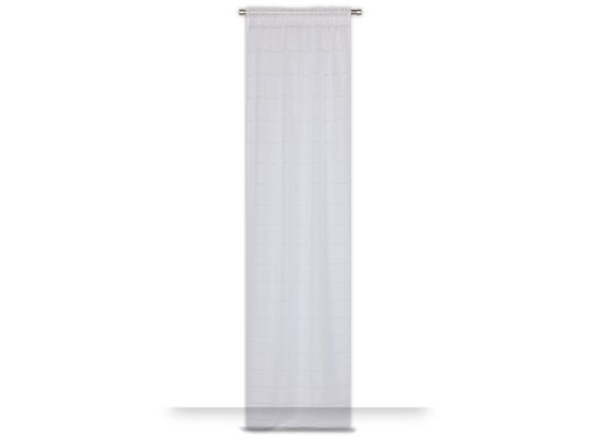 Panel okienny na taśmie marszczącej z naturalnym efektem lnu