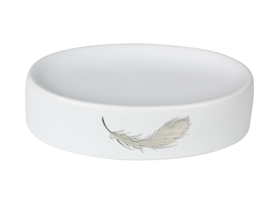 Mydelniczka PIUME 13,5 x 10 x 3 cm biały