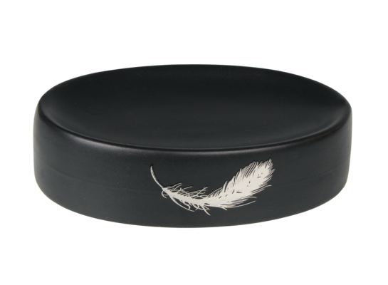 Mydelniczka PIUME 13,5 x 10 x 3 cm czarny