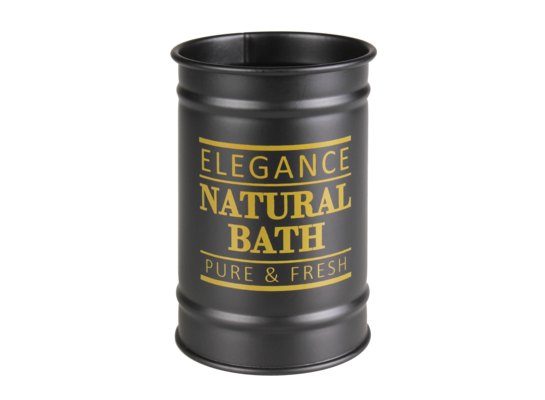 Kubek ELEGANCE 7,5 x 11 cm czarno-złoty