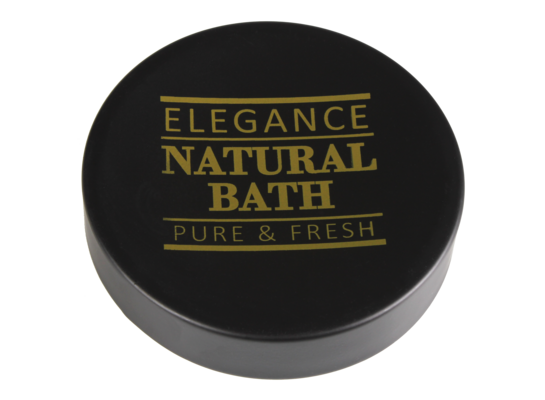 Mydelniczka ELEGANCE 11 x 2,5 cm czarno-złota