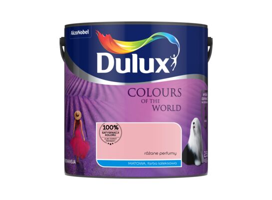 Farba lateksowa Kolory Świata różane perfumy 2,5 l Dulux