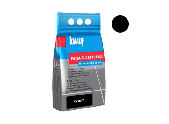 Fuga elastyczna 4 kg czarna Knauf