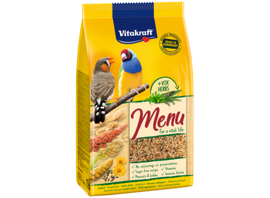 Karma dla ptaków egzotycznych Menu Vital 1 kg Vitakraft