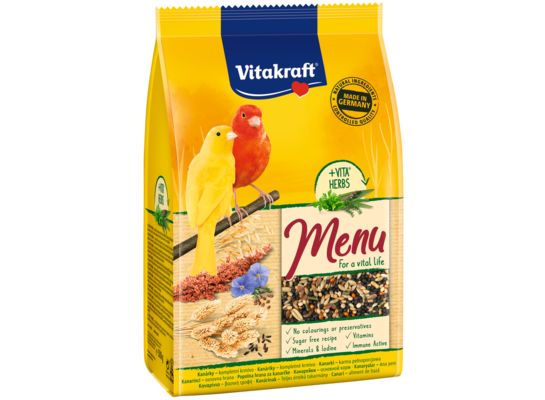 Karma dla kanarka Menu Vital 500 g miodowa Vitakraft